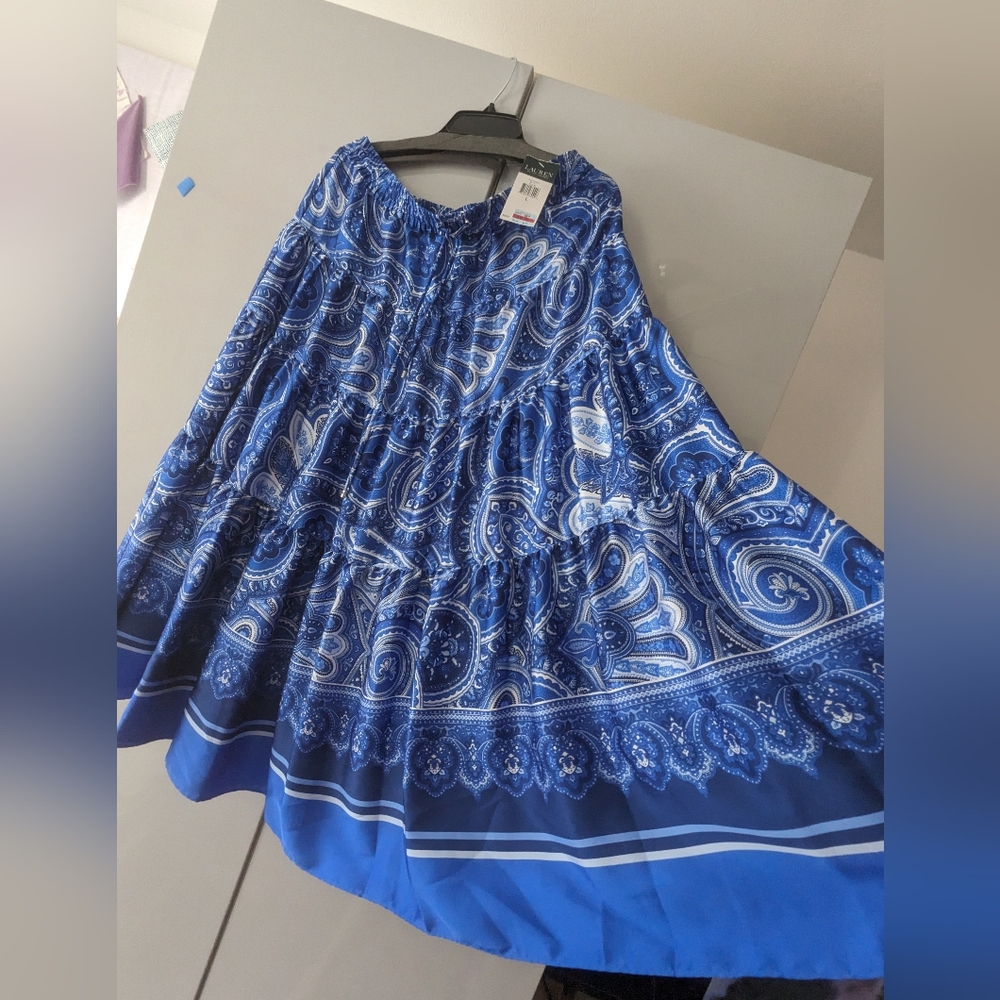 🔥NWT🔥Ralph Lauren SilkySkirt ❄️ - Picture 2 of 8